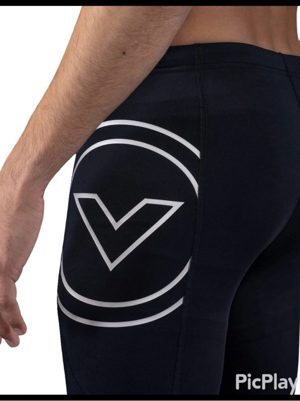 NWT VIRUS RX7 Stay Cool Black Athletic Compression V2Tech Pants Men’s Size L